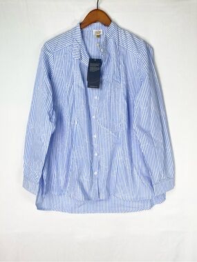 NEW Cache Coeur Camille Maternity and Nursing Shirt Stripes Size Large